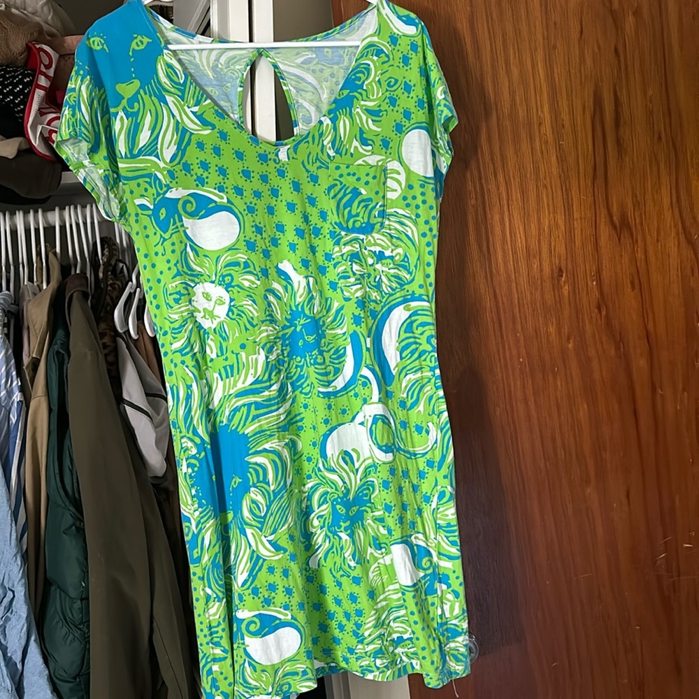 GUC Lilly Pulitzer Daniela t shirt dress in Roar of the Jungle